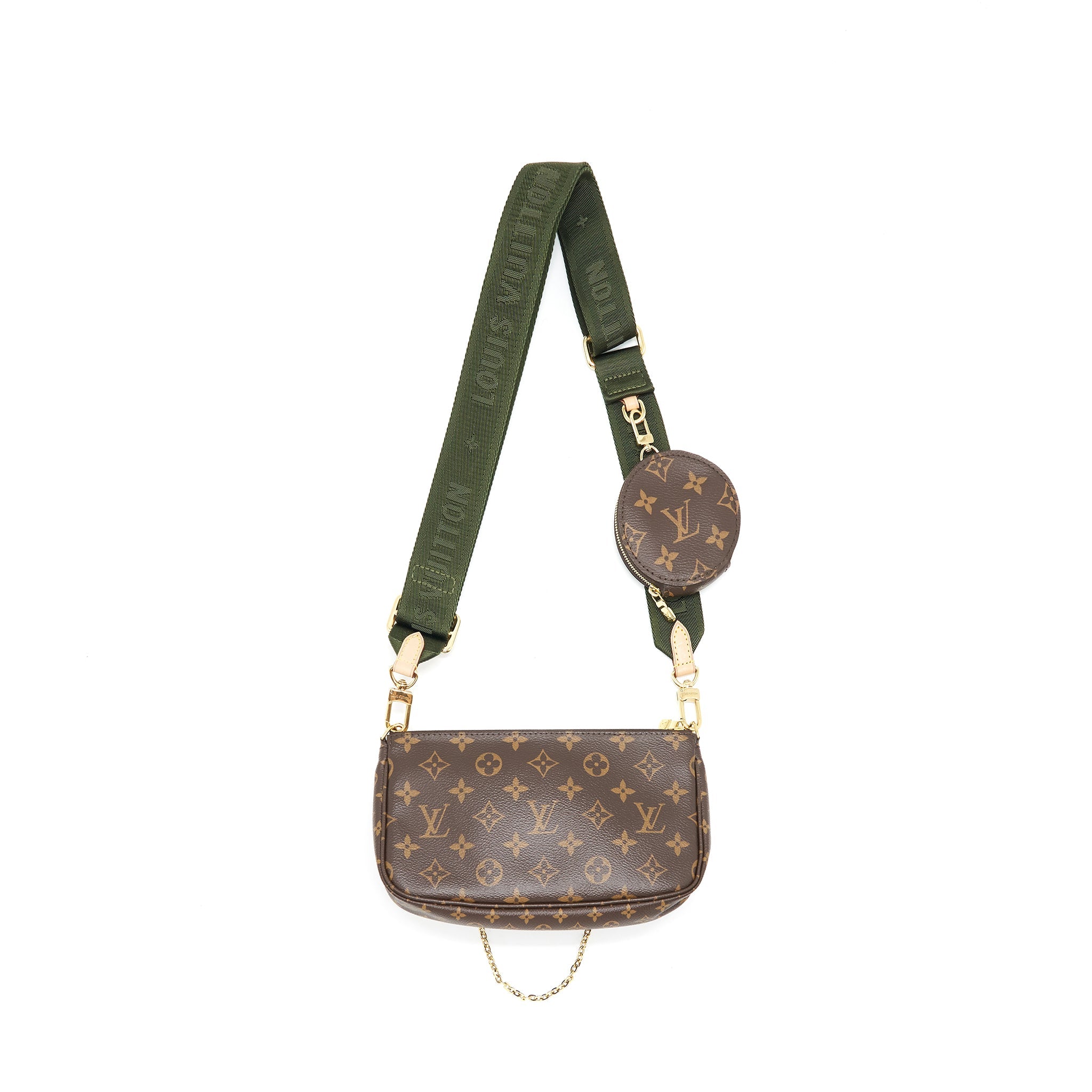 LOUIS VUITTON MULTI POCHETTE ACCESSORIES KHAKI