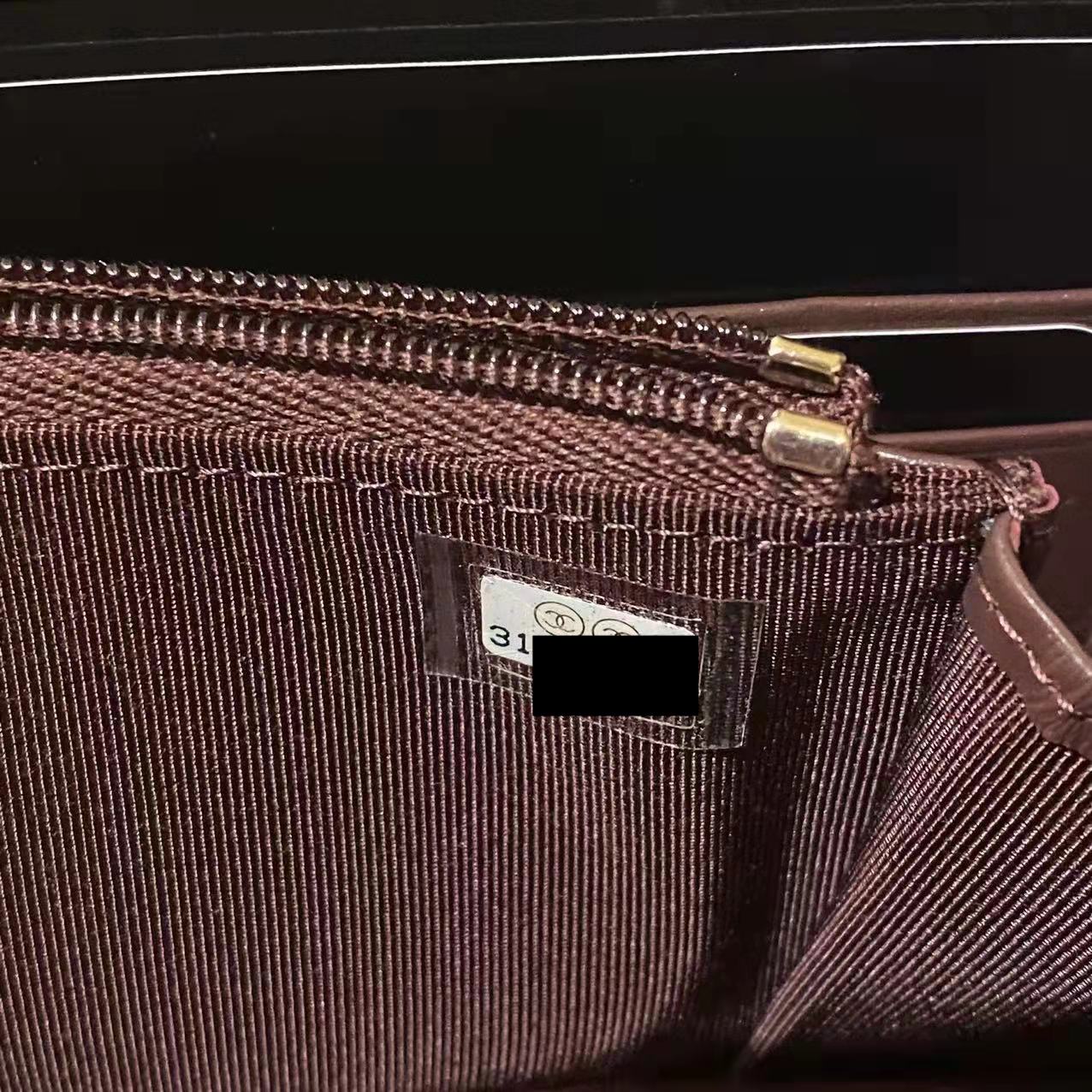 CHANEL 22C 3 IN 1 WALLET ON CHAIN CAVIAR BLACK LGHW