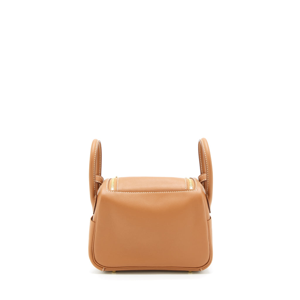 HERMES MINI LINDY SWIFT GOLD GHW
