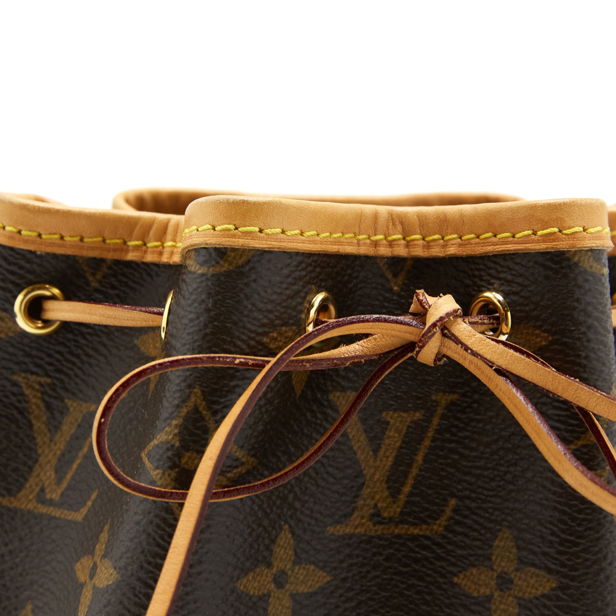 LOUIS VUITTON NANO NOE MONOGRAM CANVAS GHW