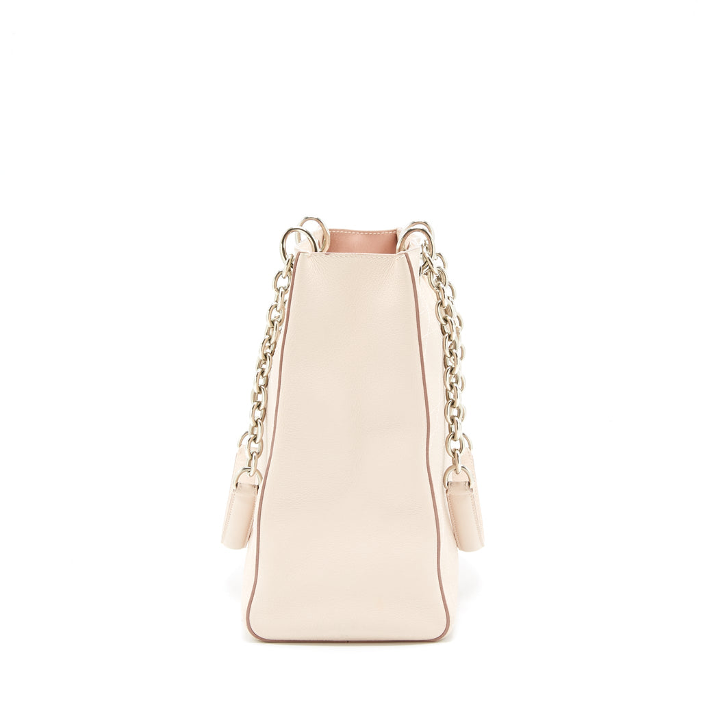 DIOR LADY DIOR TOTE BAG CALFSKIN LIGHT BEIGE SHW