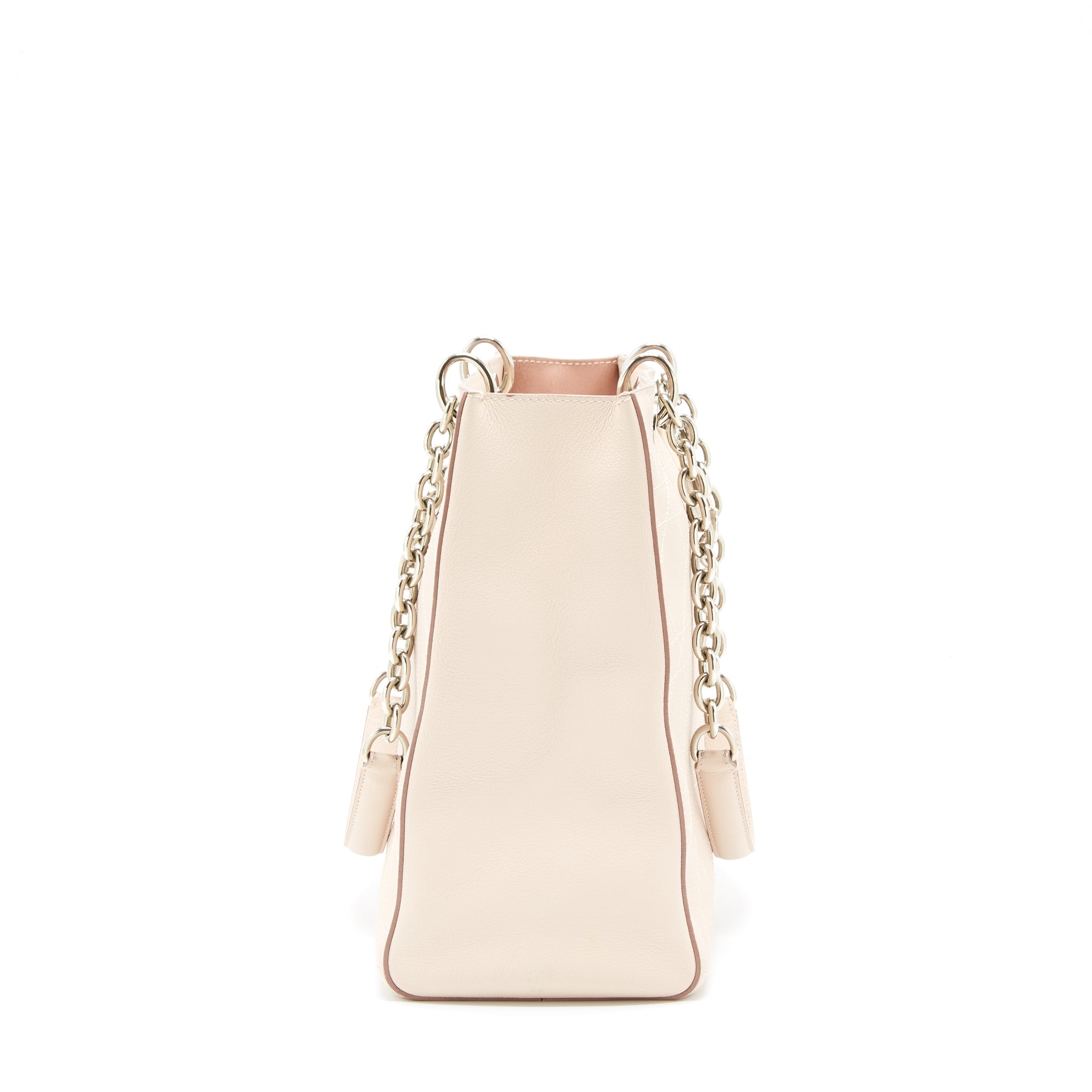 DIOR LADY DIOR TOTE BAG CALFSKIN LIGHT BEIGE SHW