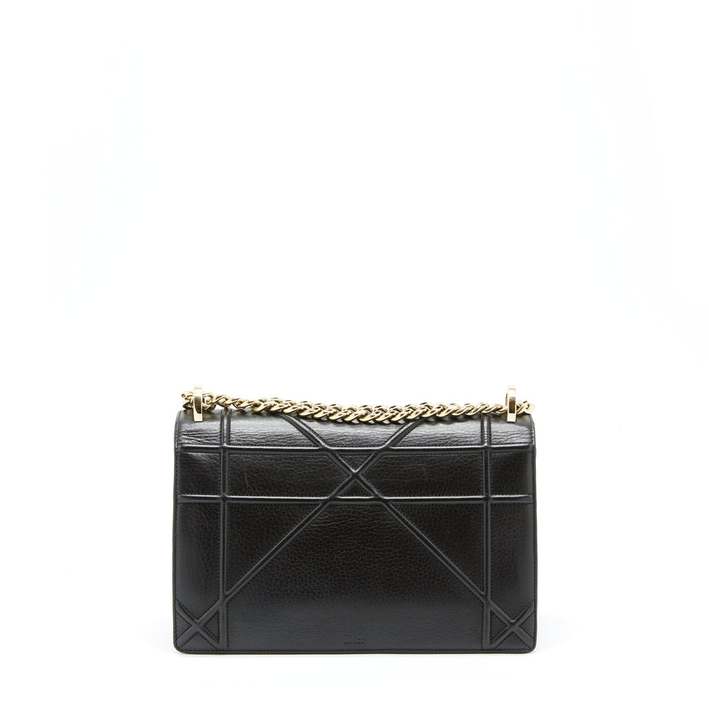 DIOR MEDIUM DIORAMA BLACK GHW