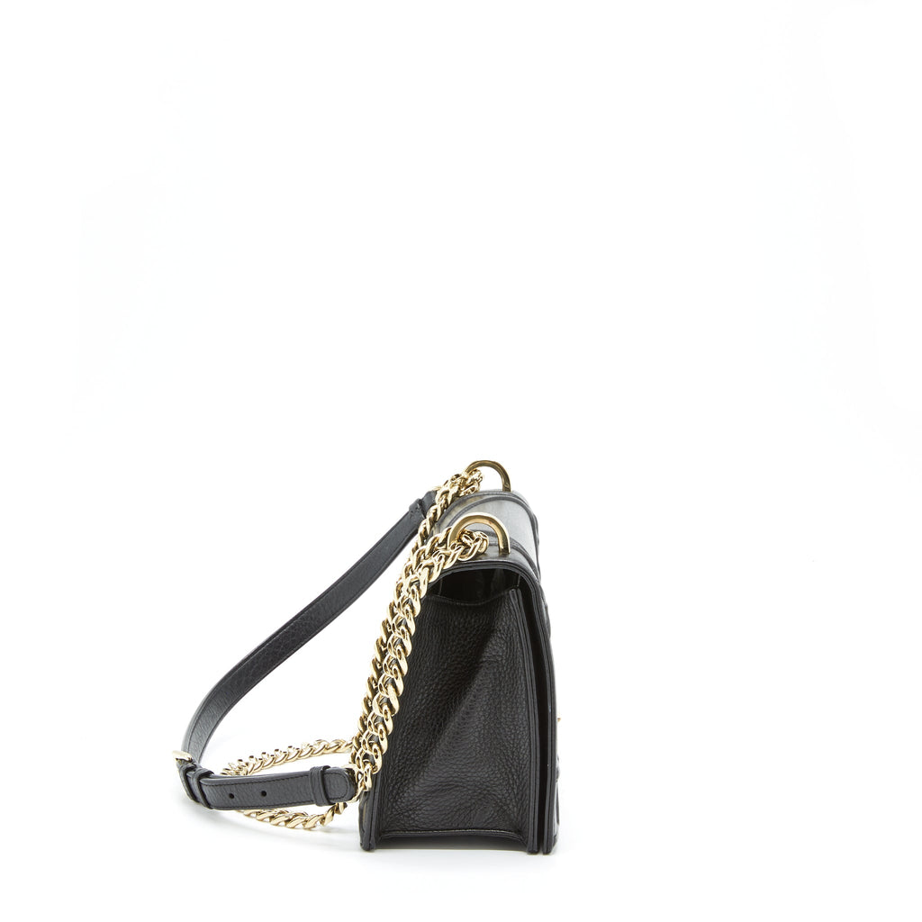 DIOR MEDIUM DIORAMA BLACK GHW