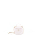 CHANEL 22P TOP HANDLE MINI VANITY WITH CHAIN LAMBSKIN LIGHT PINK LGHW