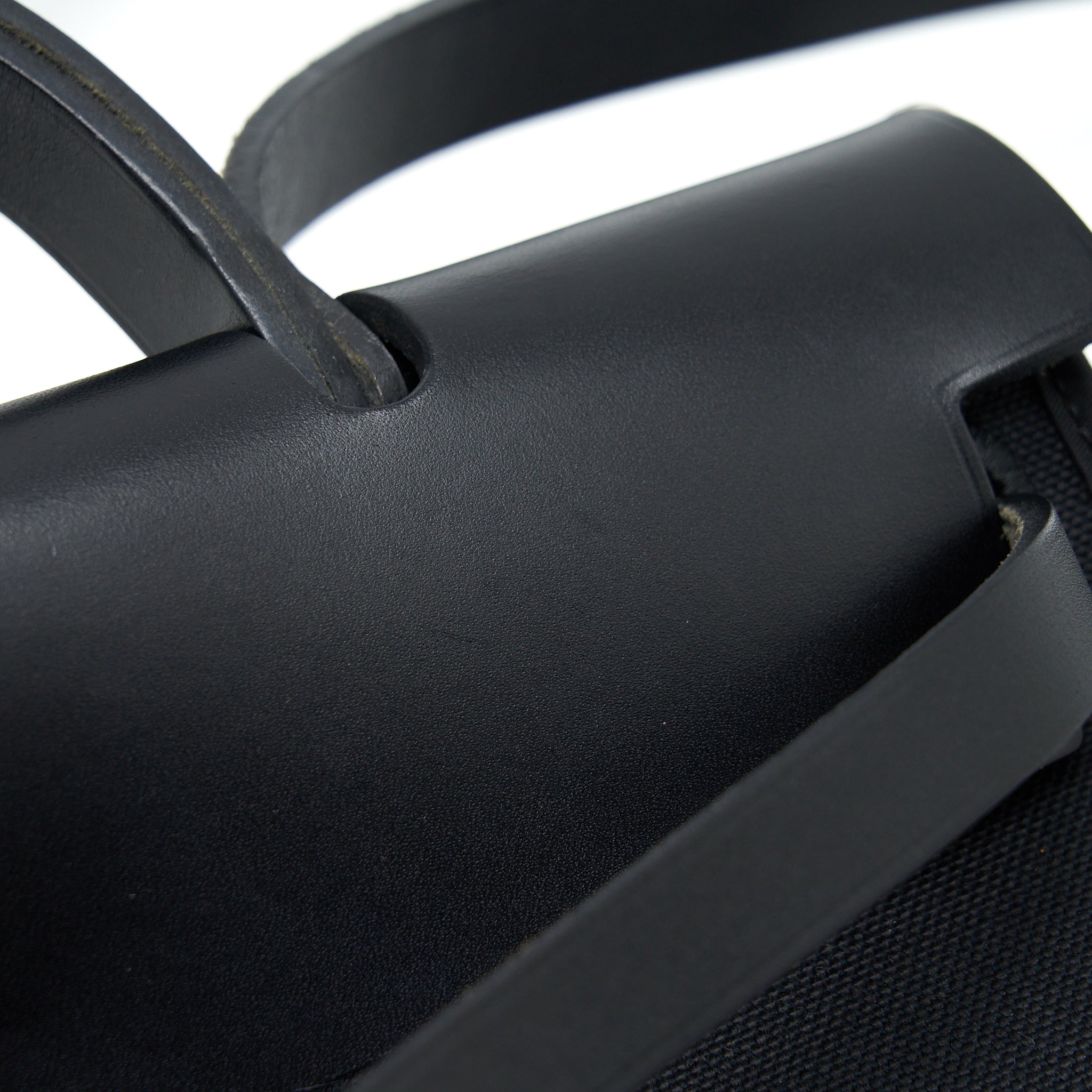 HERMES HERBAG ZIP 31 BAG CANVAS BLACK SHW