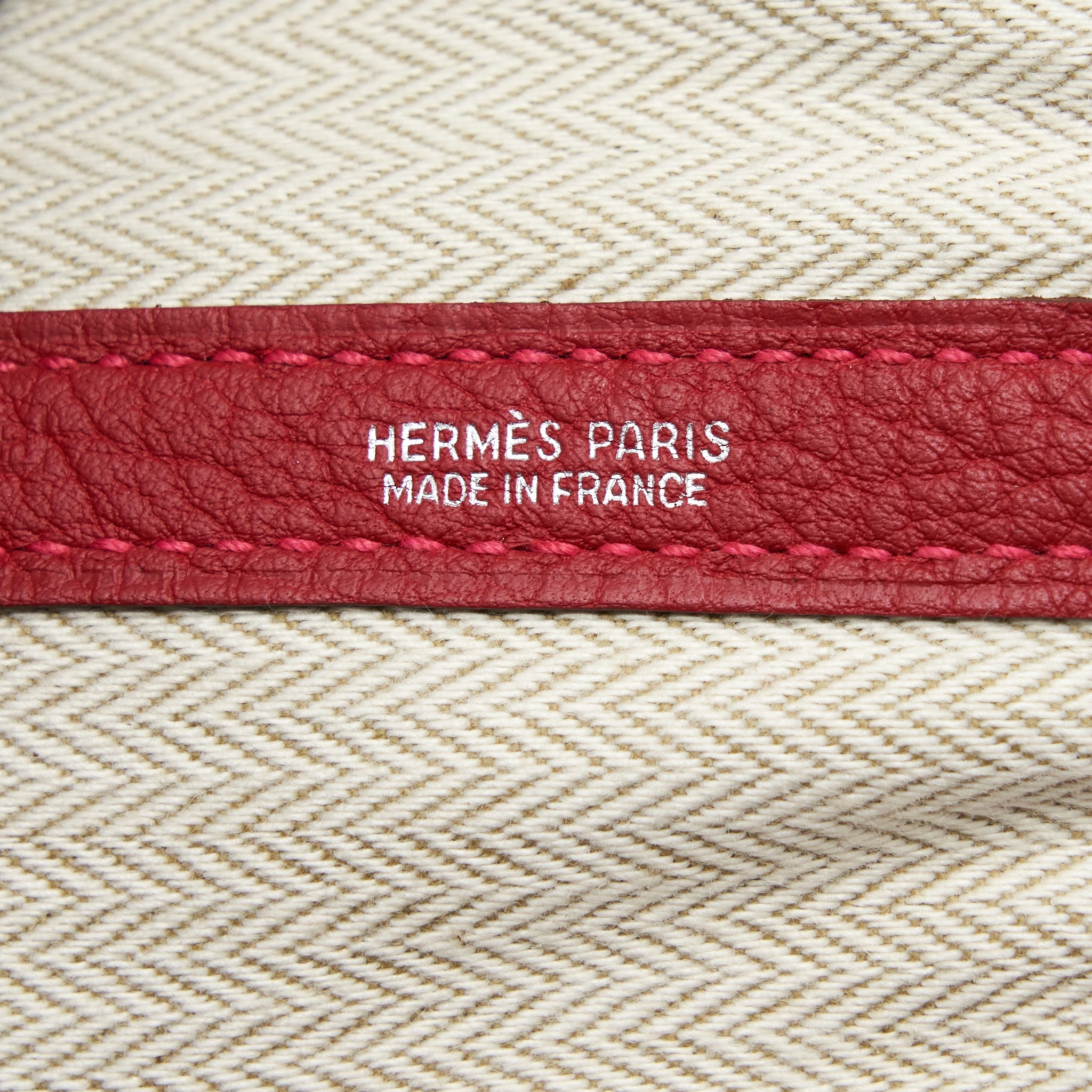 HERMES GARDEN PARTY 36 NEGONDA ROUGE PIMENT SHW