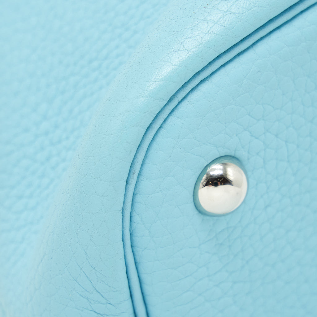 HERMES BOLIDE 31 CLEMENCE BLUE ATOLL SHW