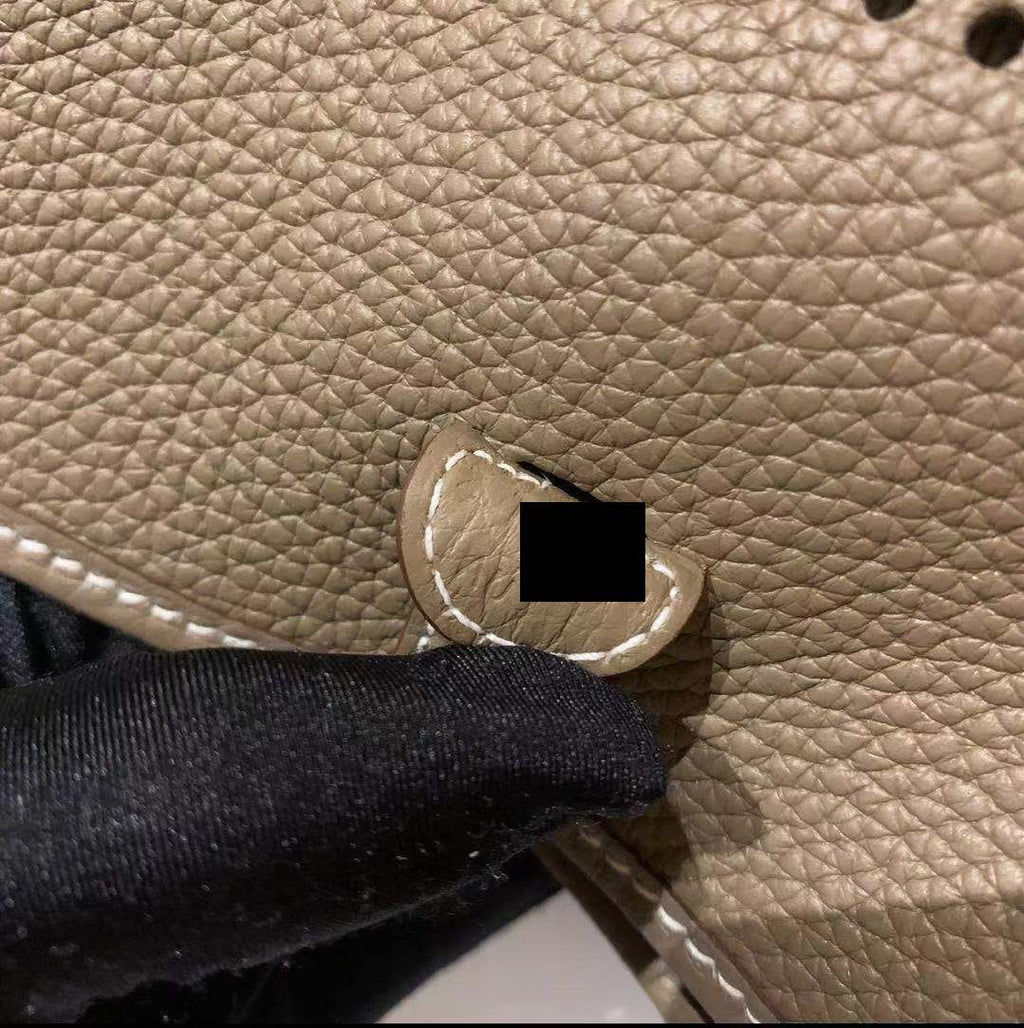 HERMES MINI EVELYNE ETOUPE WITH GHW
