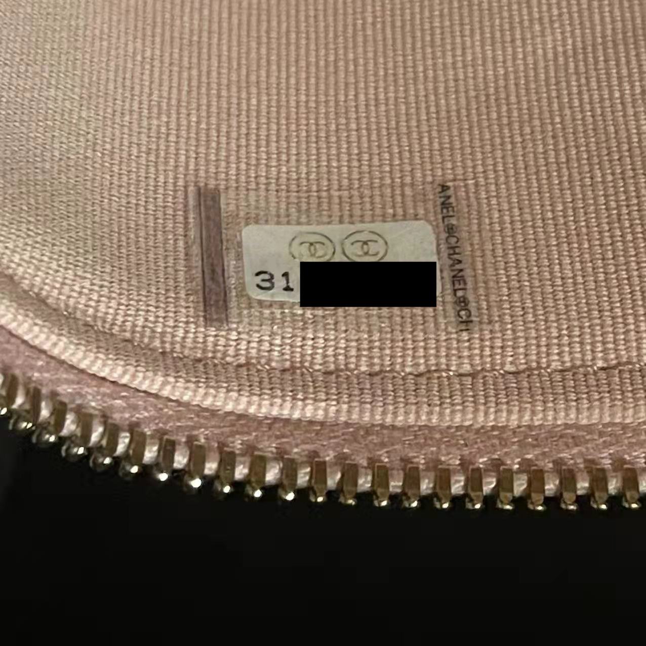 CHANEL 22C MINI VANITY WITH CHAIN CAVIAR PINK LGHW