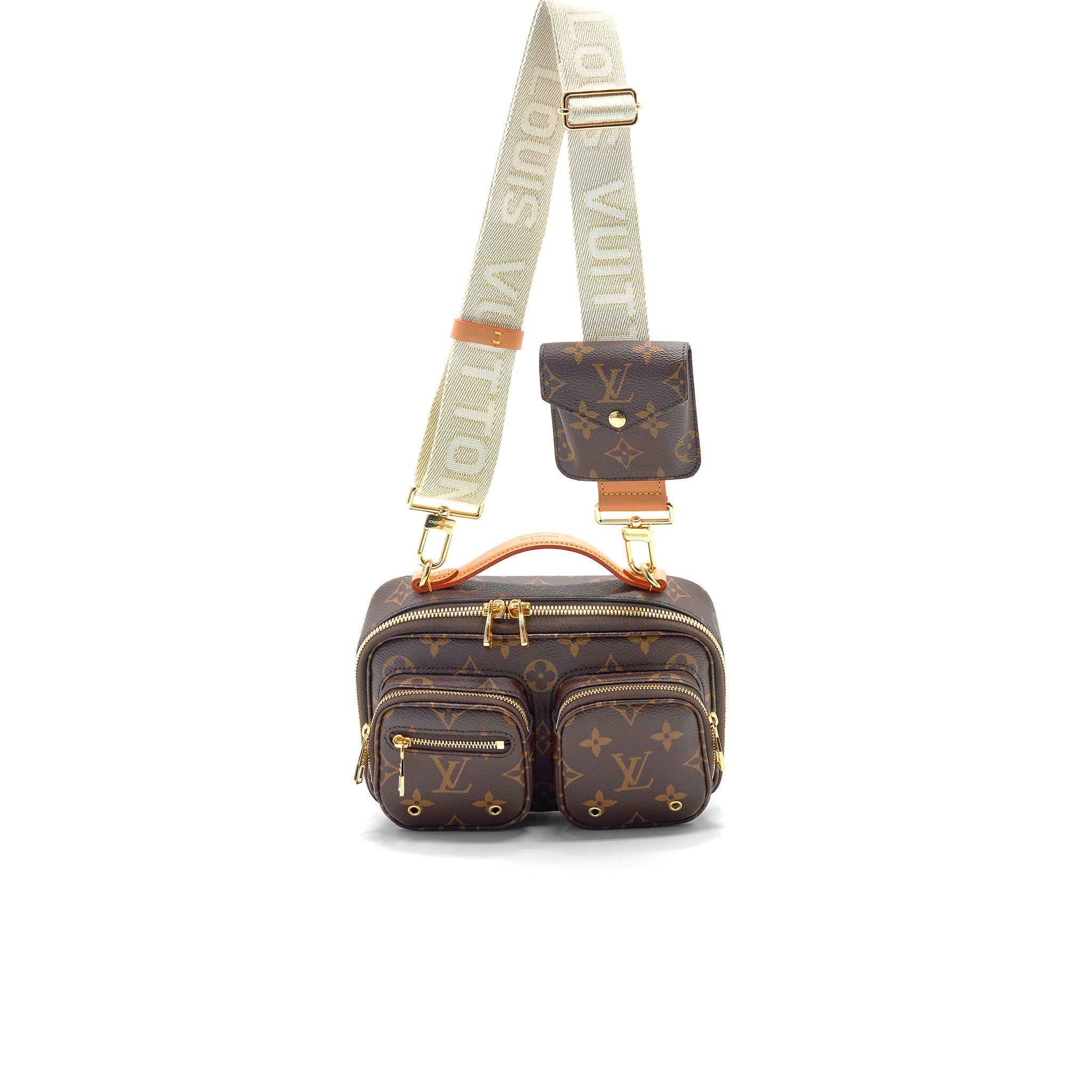 LOUIS VUITTON UTILITY CROSSBODY MONOGRAM CANVAS BAG