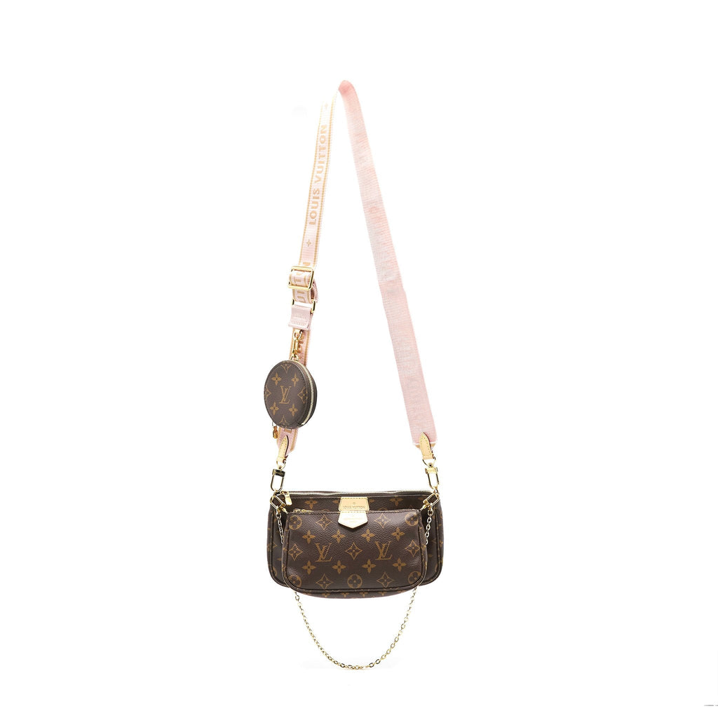 LOUIS VUITTON MULTI POCHETTE ACCESSORIES ROSE CLAIR YEAR 2019