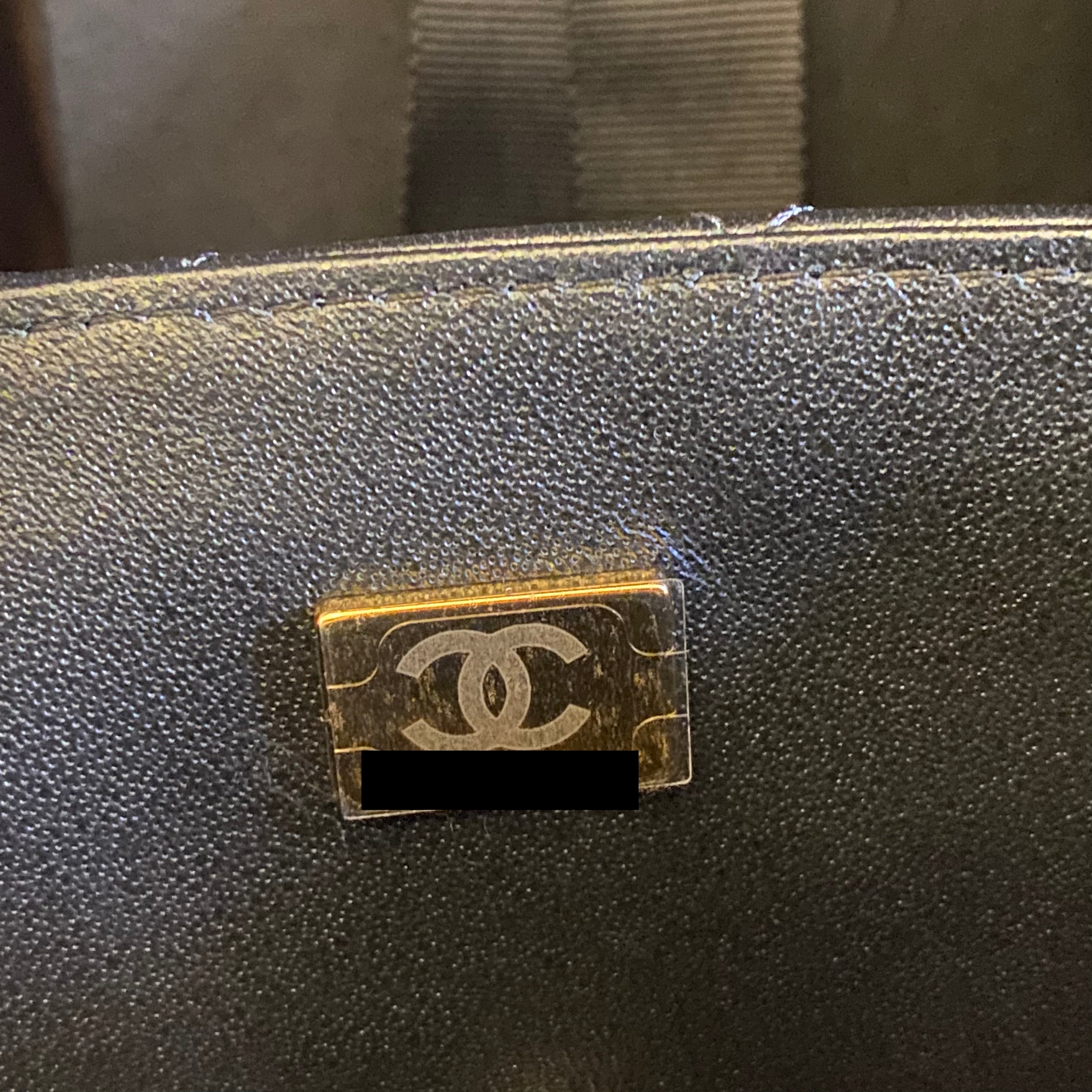 CHANEL 21K TOP HANDLE MINI RECTANGULAR FLAP BAG BLACK GHW
