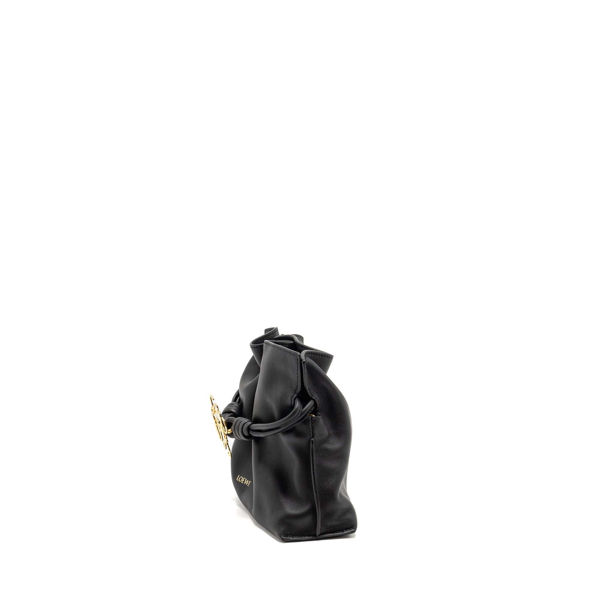 LOEWE FLAMENCO MINI NAPPA CALFSKIN BLACK GHW