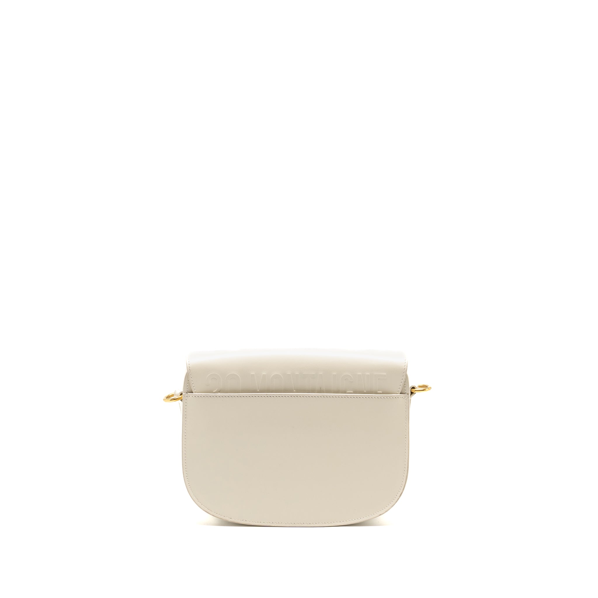 DIOR MEDIUM DIOR BOBBY BAG CALFSKIN WHITE GHW
