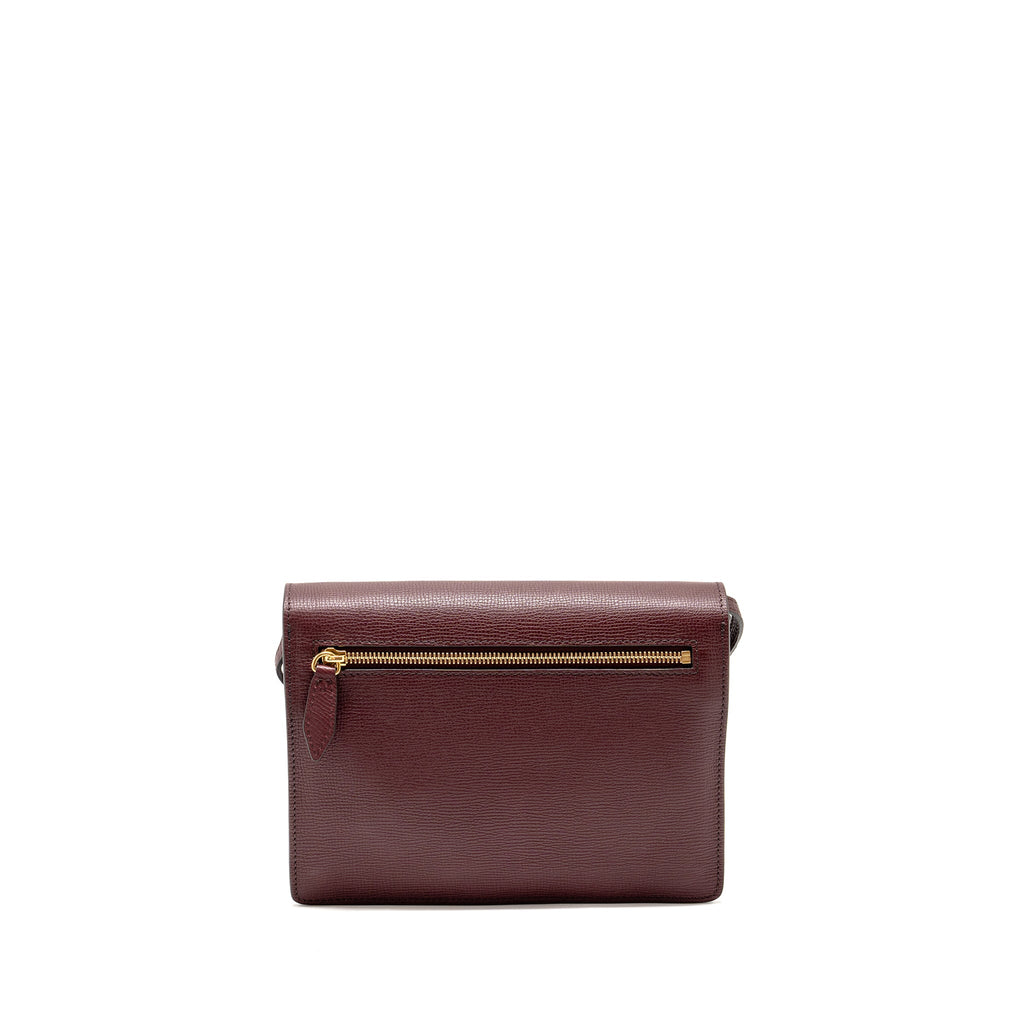 BURBERRY HOUSE CHECK CROSSBODY BAG CANVAS/ CALFSKIN LEATHER MULTICOLOUR BROWN GHW