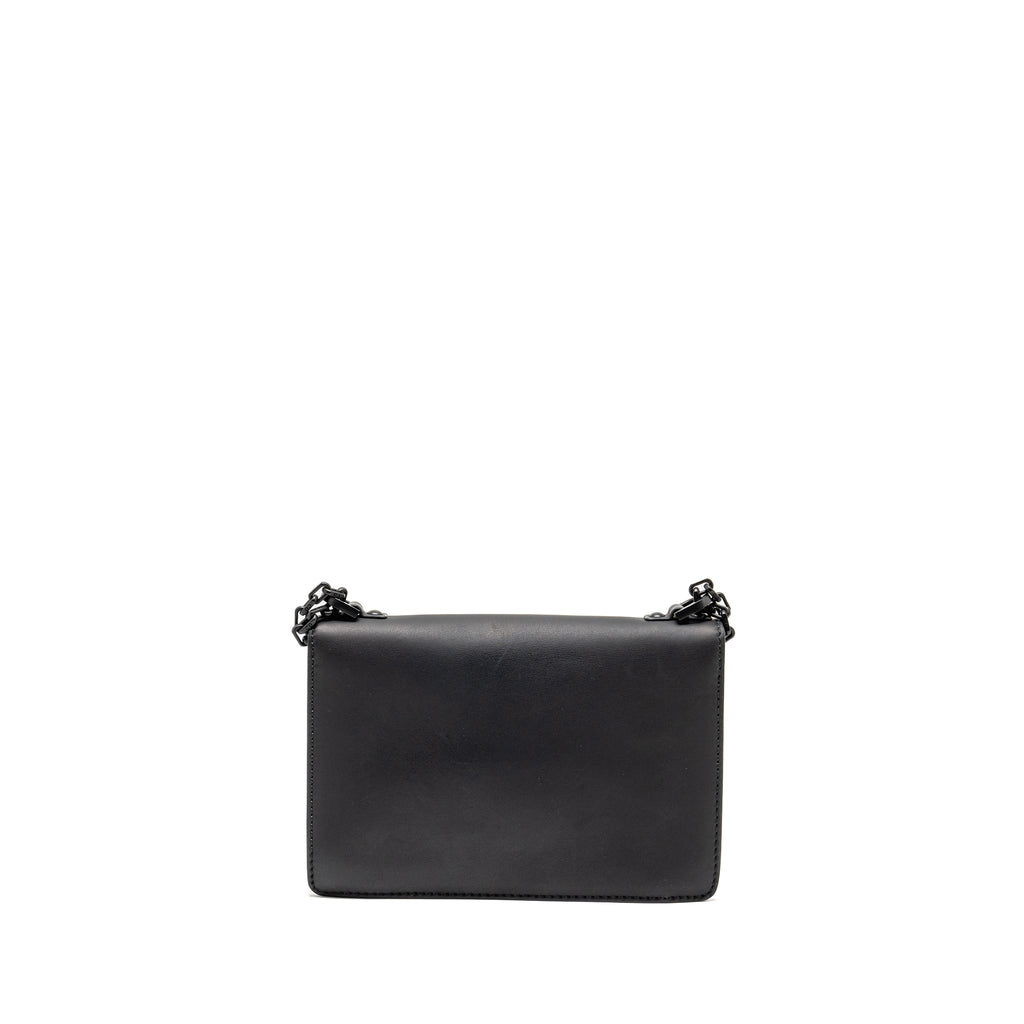 DIOR JADIOR FLAP BAG CALFSKIN SO BLACK
