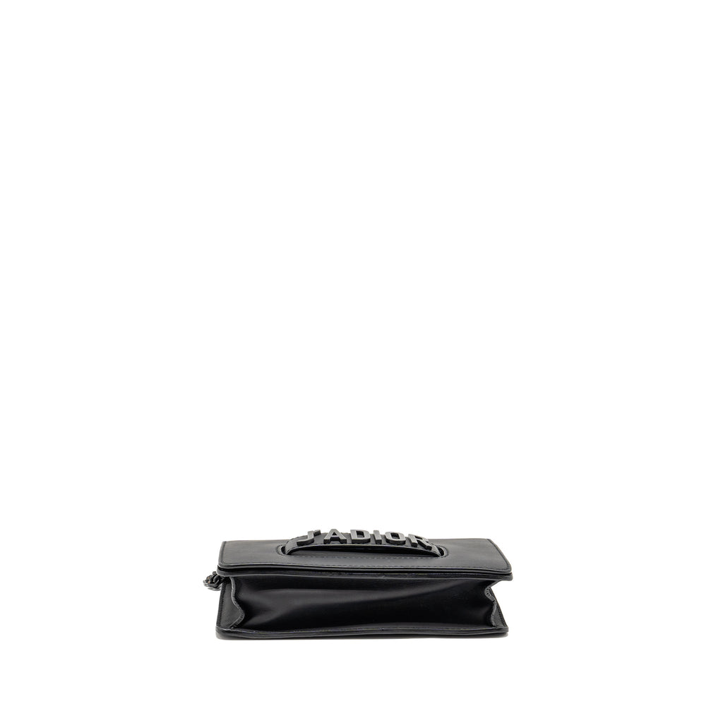 DIOR JADIOR FLAP BAG CALFSKIN SO BLACK