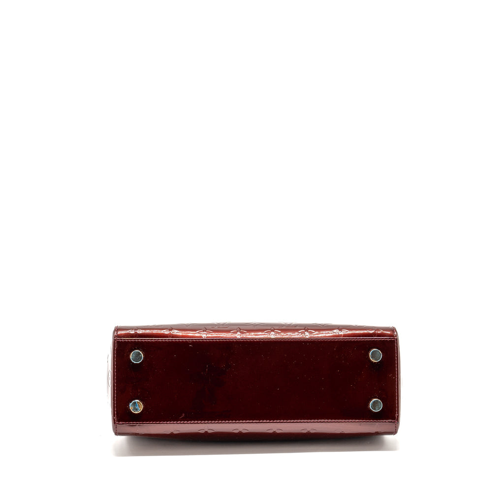 LOUIS VUITTON VERNIS BREA PATENT BURGUNDY AMARANTE GHW