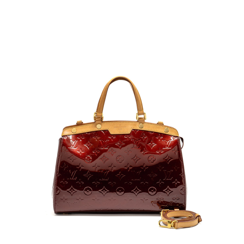 LOUIS VUITTON VERNIS BREA PATENT BURGUNDY AMARANTE GHW