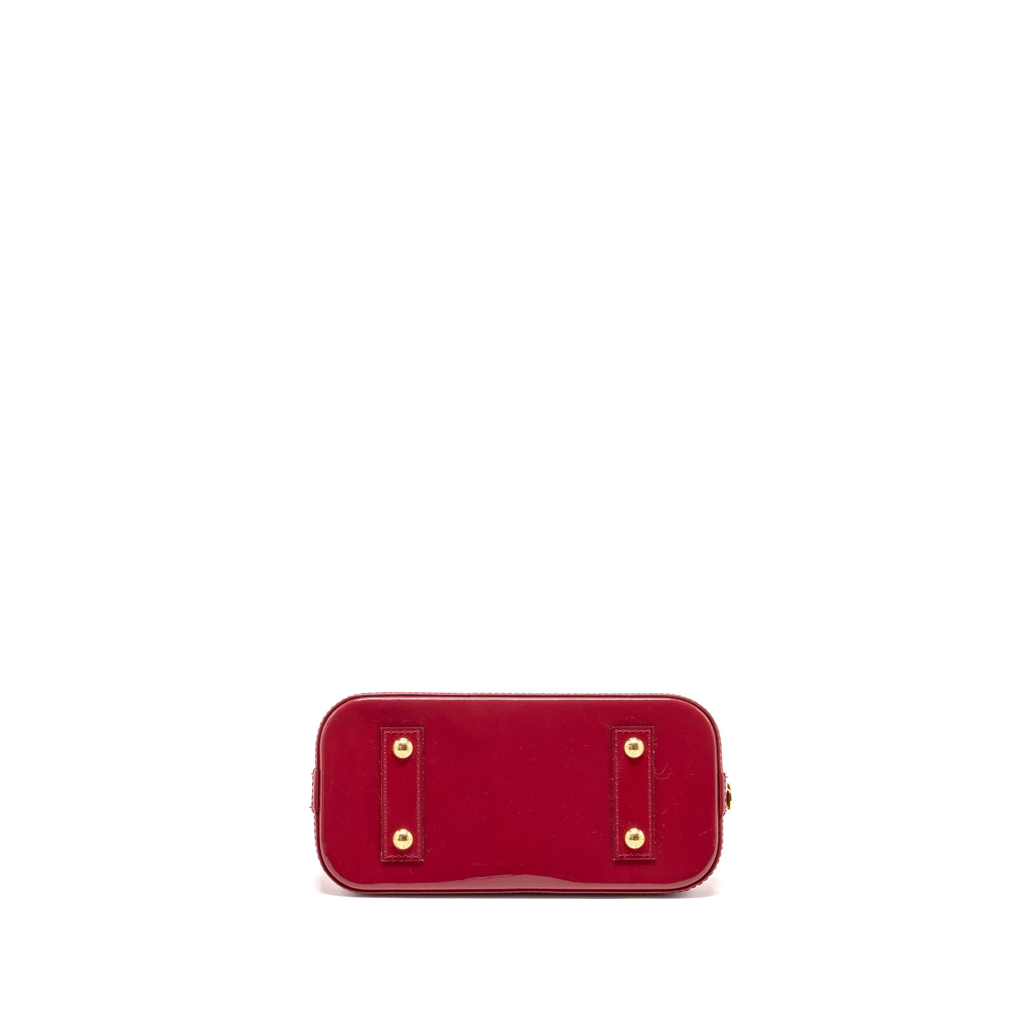 LOUIS VUITTON ALMA BB PATENT INDIAN ROSE GHW