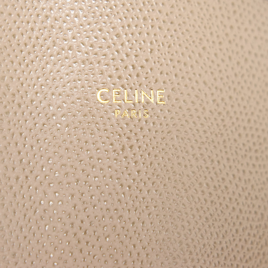 CELINE SMALL VERTICAL BUCKET BAG GREY