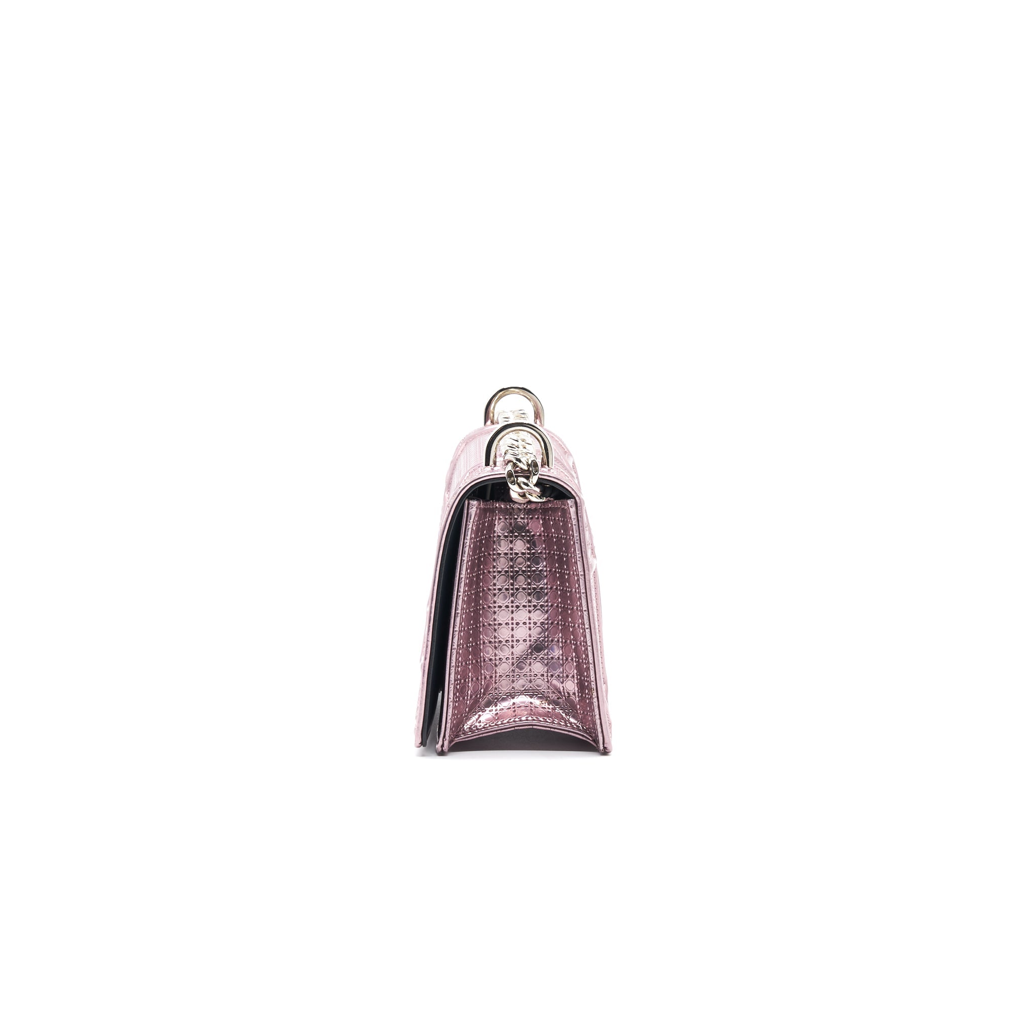 DIOR DIORAMA SMALL METALLIC PINK SHW