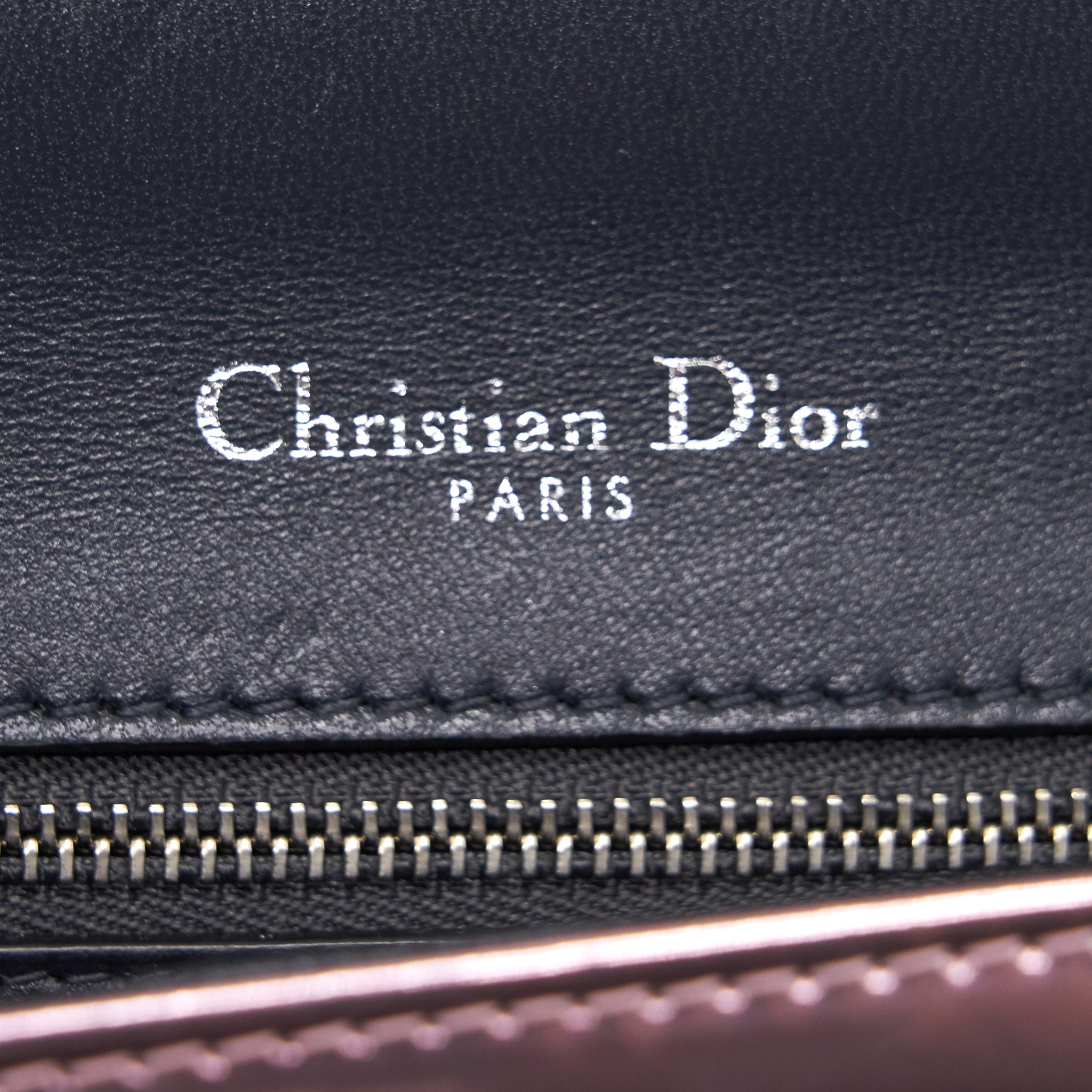 DIOR DIORAMA SMALL METALLIC PINK SHW