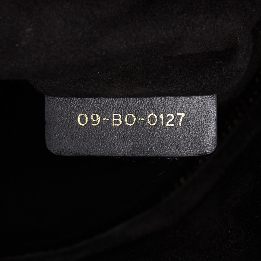 DIOR SUPPLE LADY DIOR STUDDED TOTE BAG