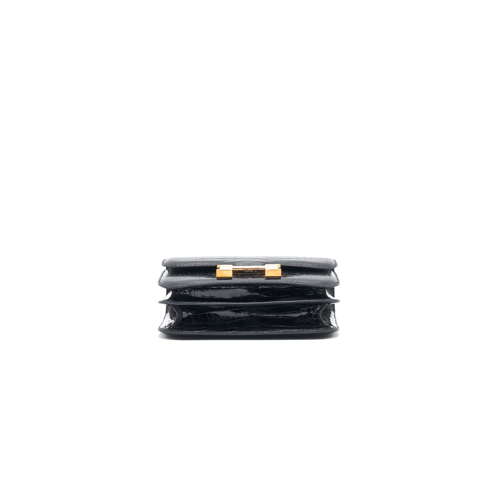 HERMES ALIGATOR CONSTANCE MINI BLACK RGHW