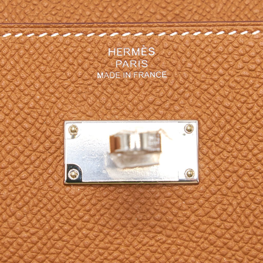 HERMES KELLY TO GO GOLD SHW