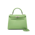 HERMES KELLY 28 VERT CRIQUET EPSOM SHW