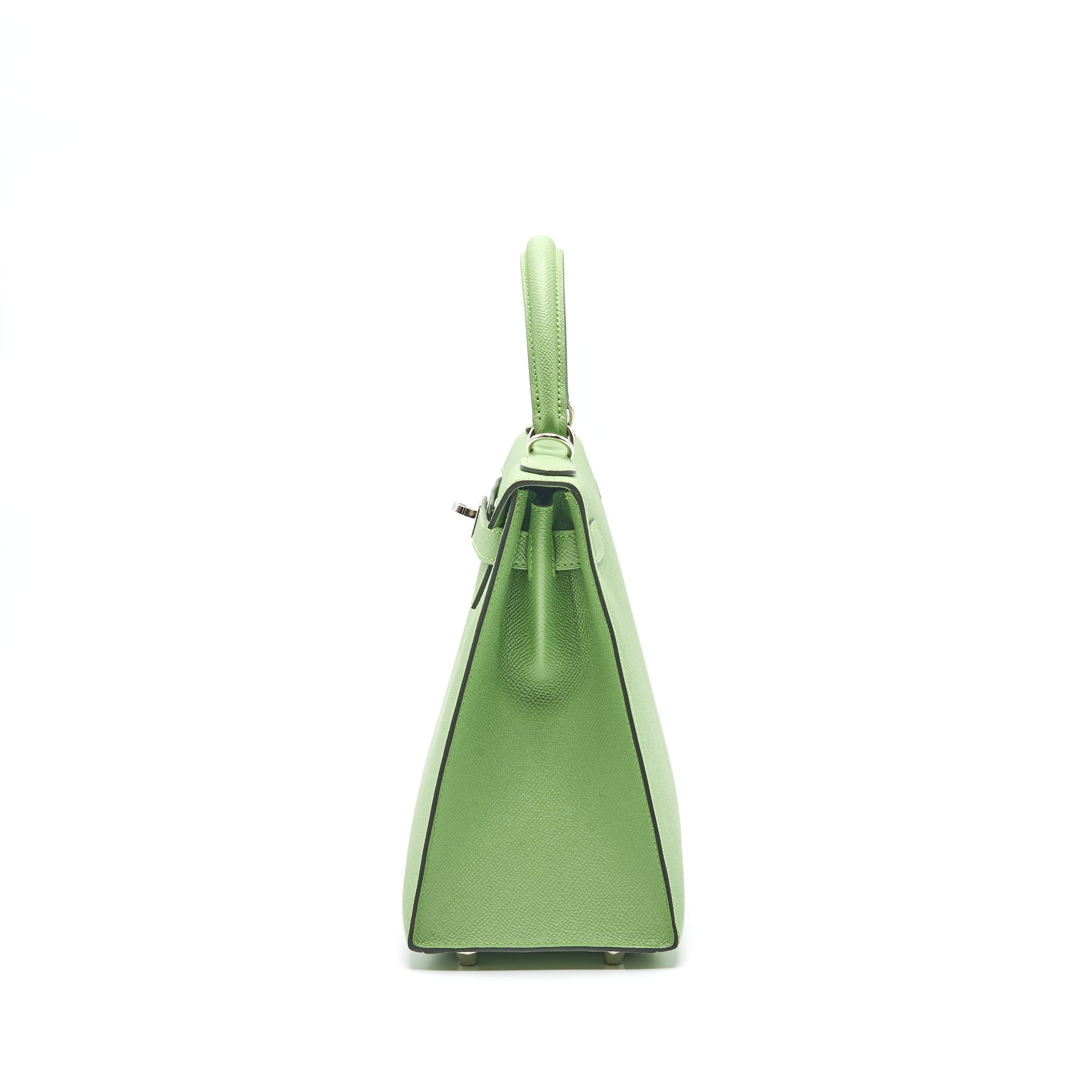 HERMES KELLY 28 VERT CRIQUET EPSOM SHW