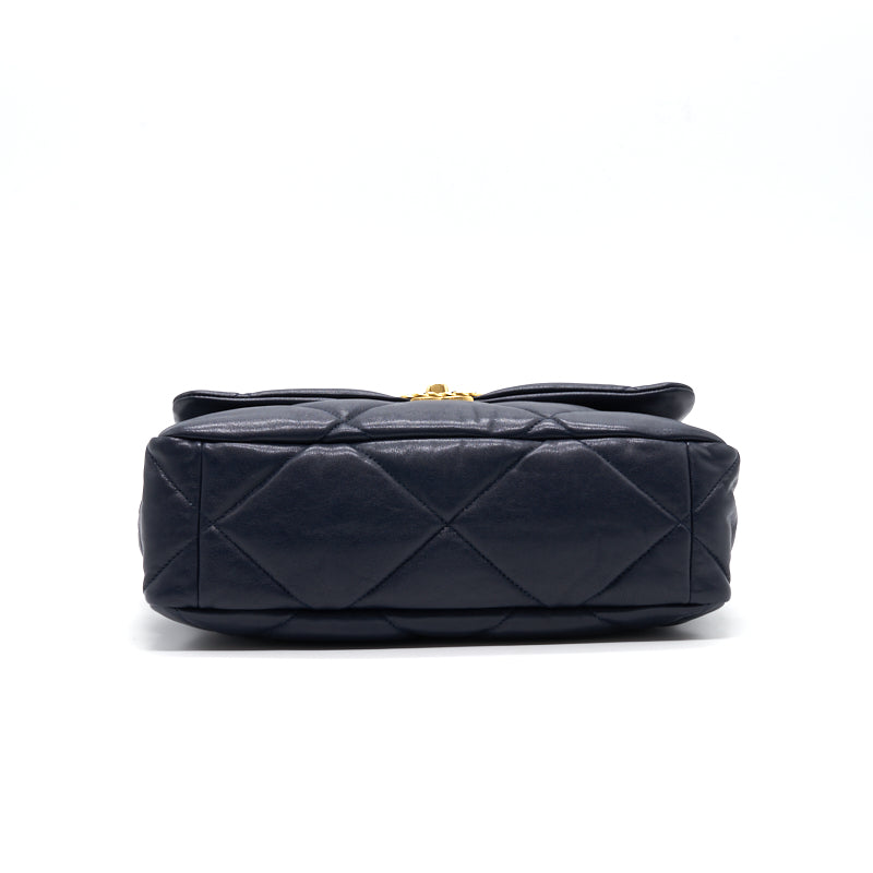 CHANEL 19 LARGE FLAP BAG  NAVY