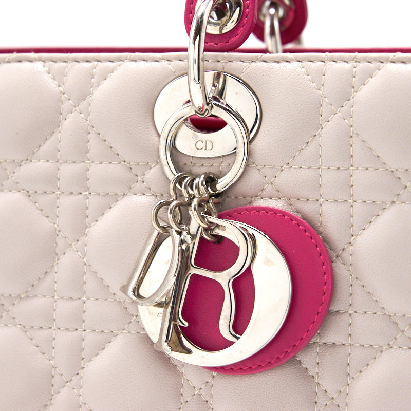 DIOR LARGE LADY DIOR TOTE