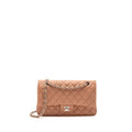 CHANEL MEDIUM CLASSIC DOUBLE FLAP BAG CAVIAR DARK PINK SHW