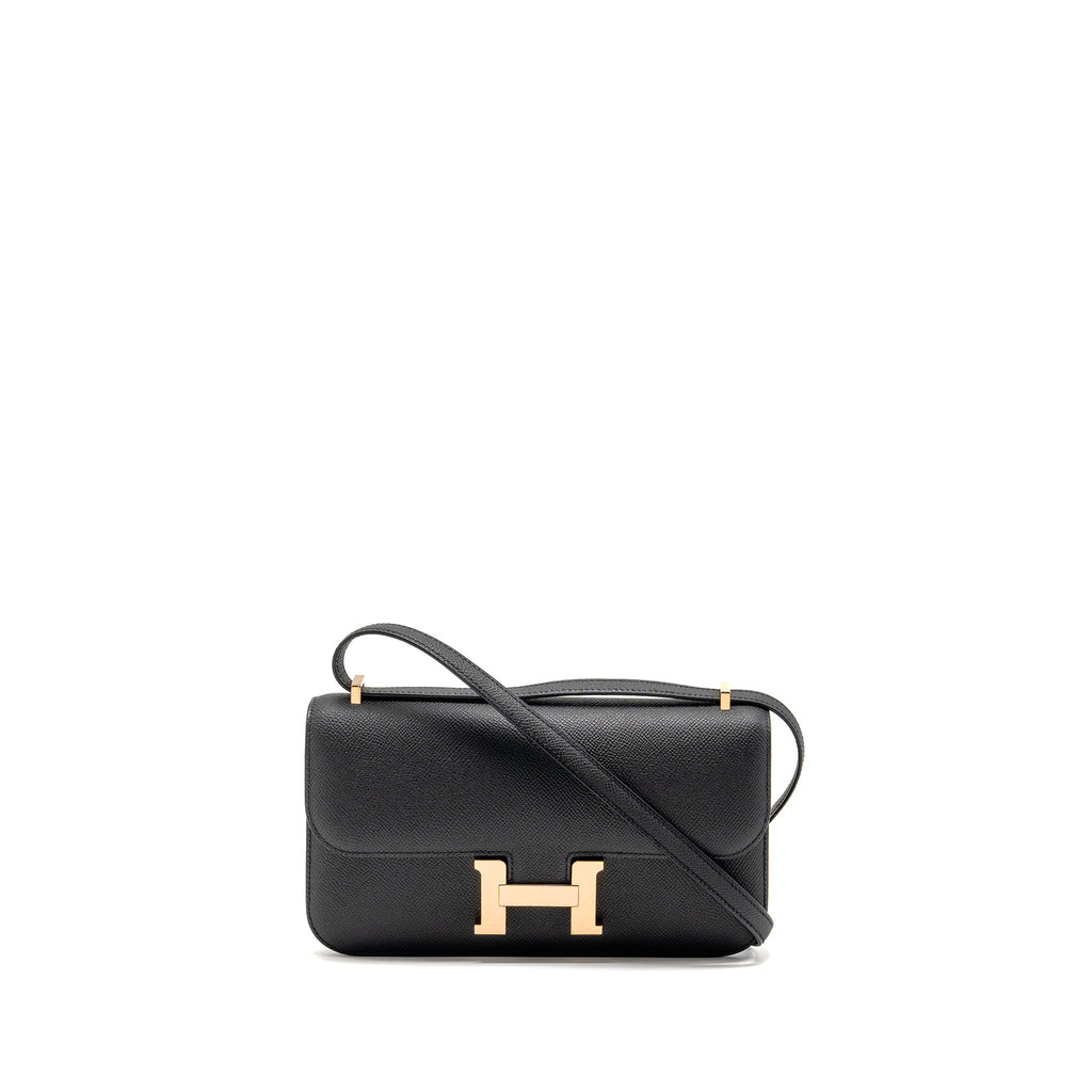 HERMES CONSTANCE ELAN EPSOM BLACK RGHW