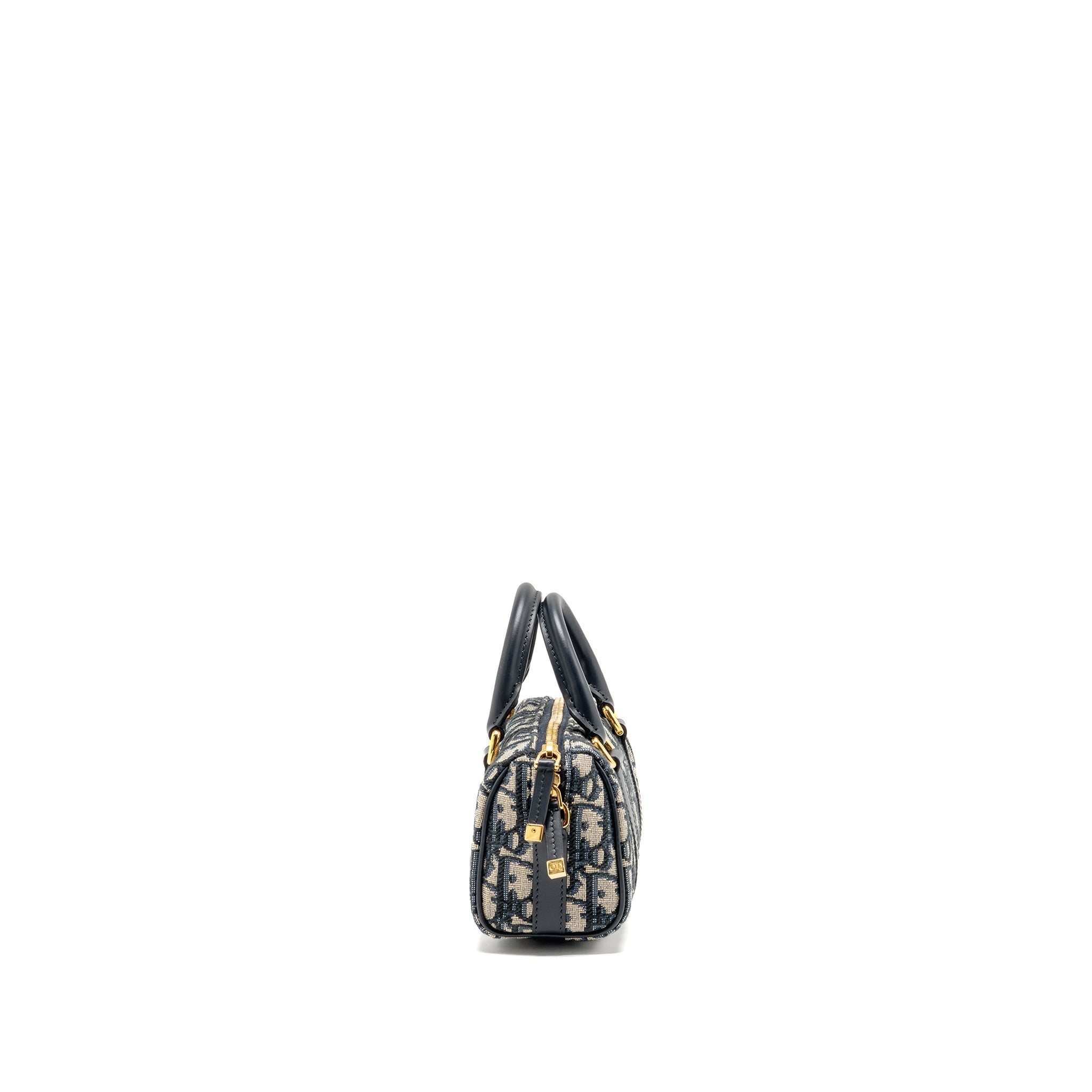 DIOR GROOVE 17 NANO BAG DIOR OBLIQUE JACQUARD BLUE GHW