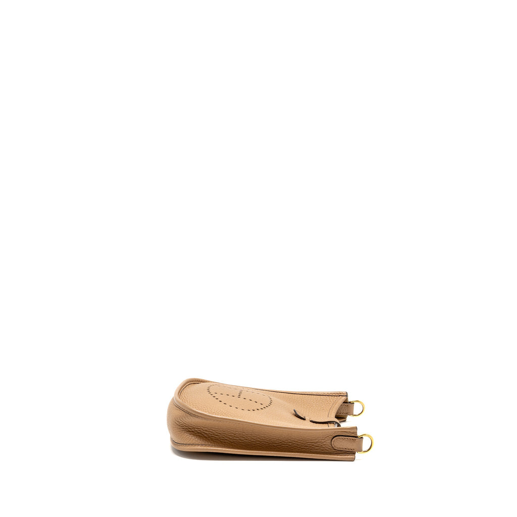 HERMES MINI EVELYNE CLEMENCE CHAI GHW