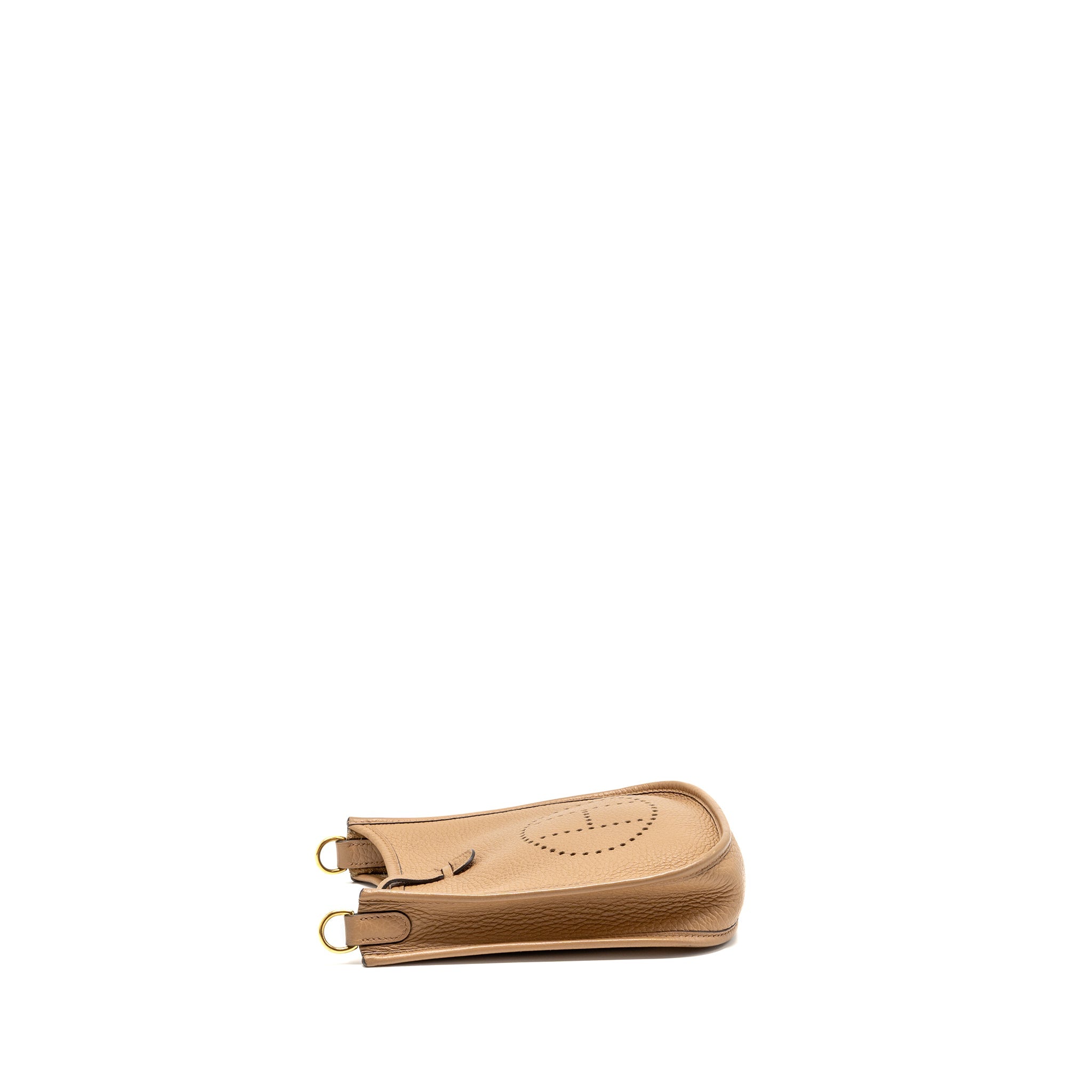 HERMES MINI EVELYNE CLEMENCE CHAI GHW