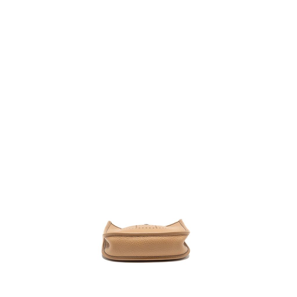 HERMES MINI EVELYNE CLEMENCE CHAI GHW