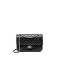 CHANEL SMALL 2.55 REISSUE FLAP BAG AGED CALFSKIN BLACK SHW (MICROCHIP)