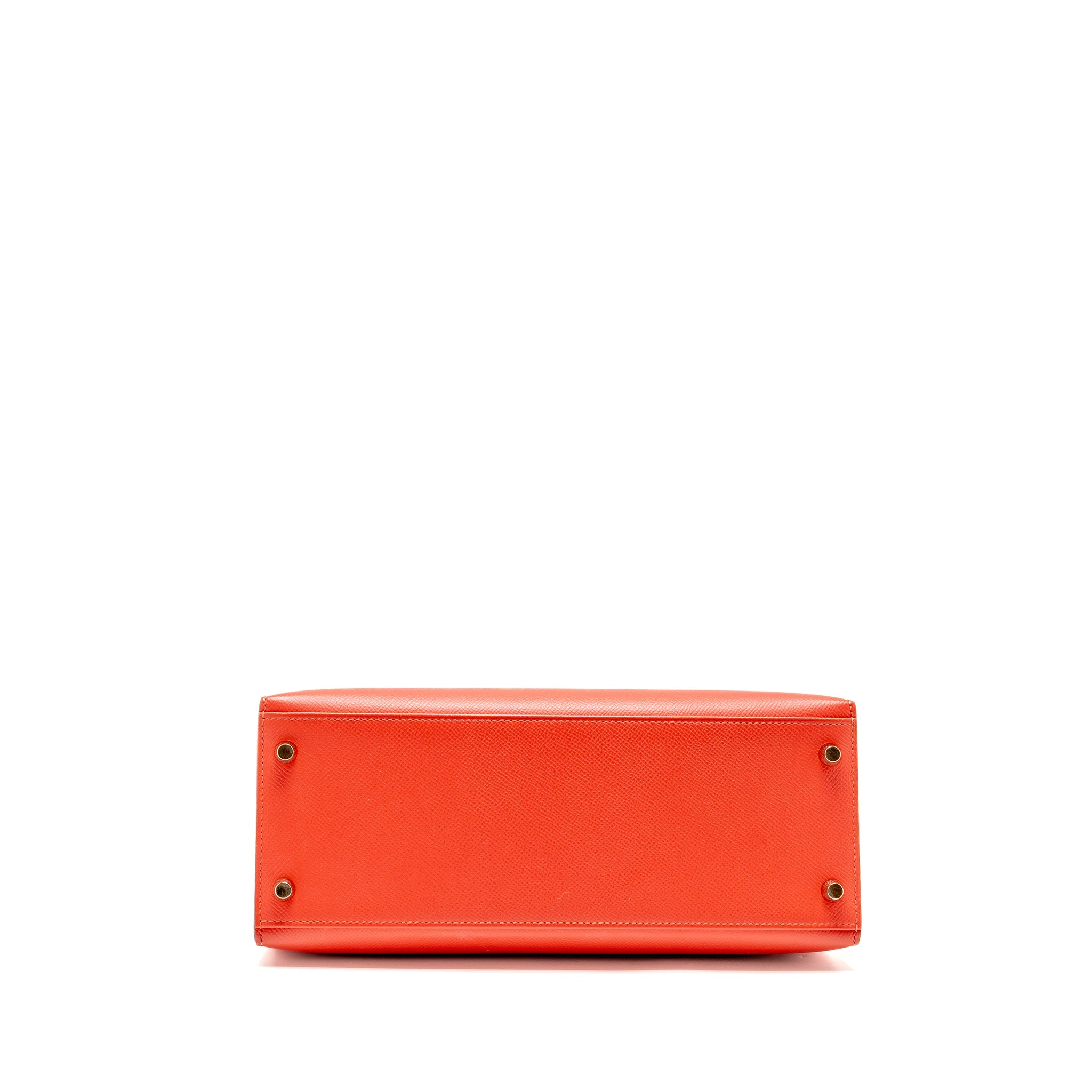 HERMES KELLY 28 EPSOM ROUGE PIVOINE GHW