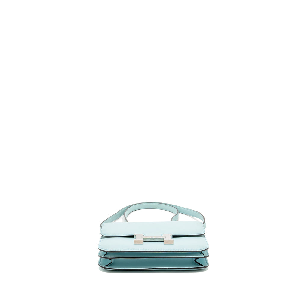 HERMES MINI CONSTANCE SWIFT BLUE ZEPHYR/CACTUS SHW