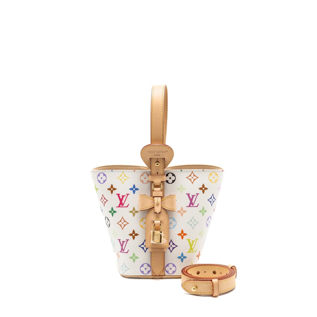LOUIS VUITTON MURAKAMI LIMITED EDITION ALL IN BB MONOGRAM CANVAS MULTICOLOUR GHW