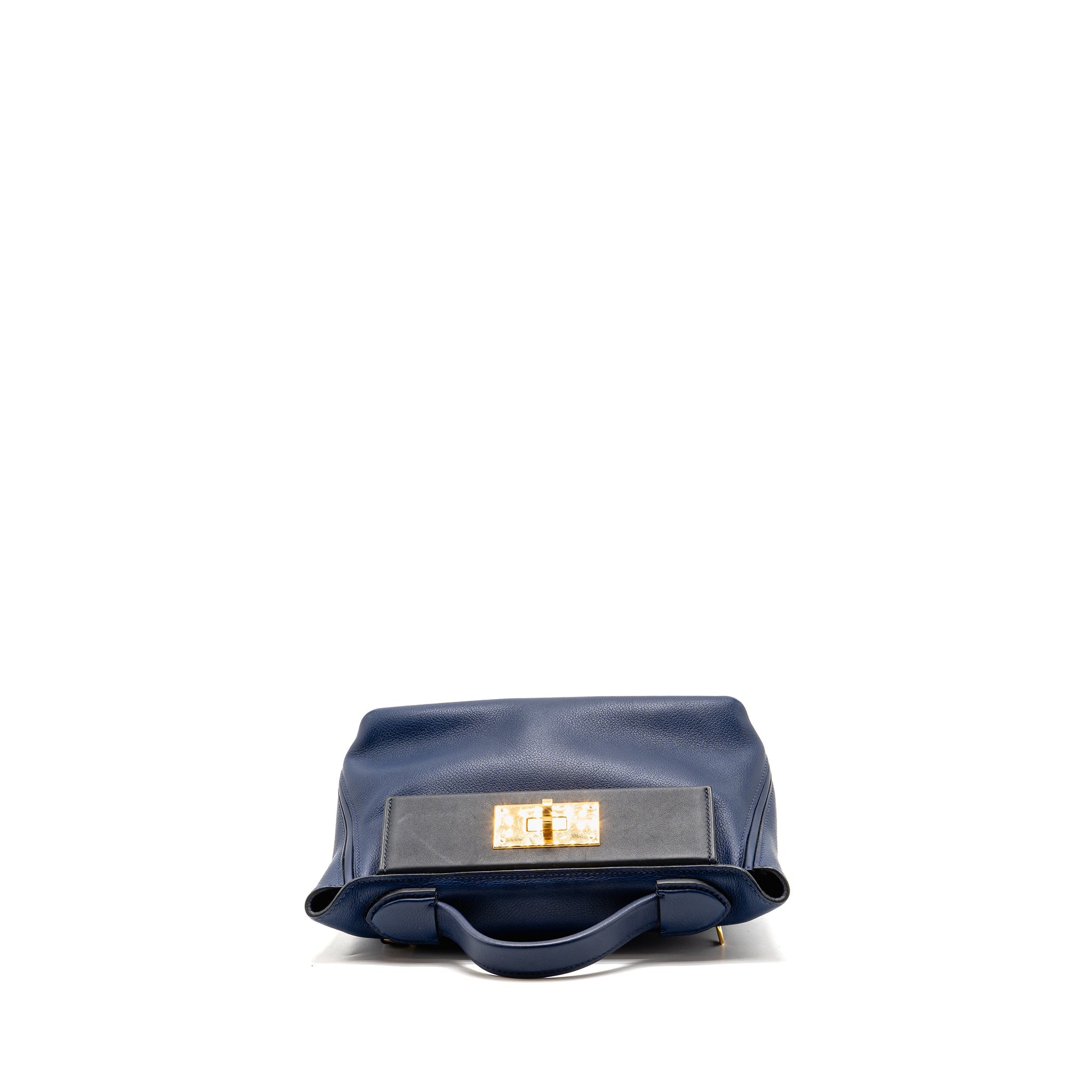 HERMES MINI 24/24 2424-21 BAG EVERCOLOR / SWIFT BLUE GHW