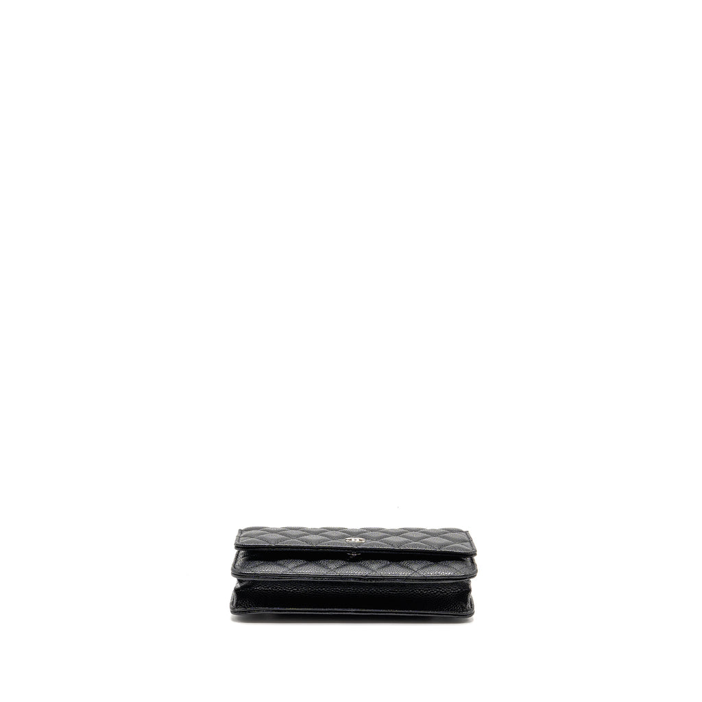 CHANEL CLASSIC WALLET ON CHAIN CAVIAR BLACK SHW