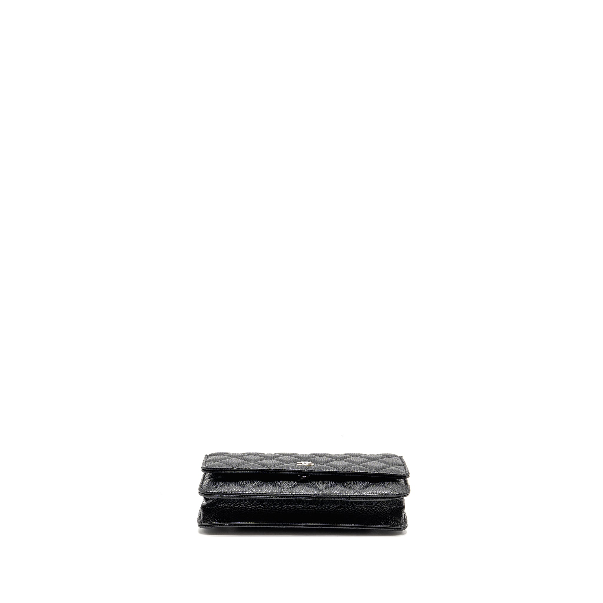 CHANEL CLASSIC WALLET ON CHAIN CAVIAR BLACK SHW