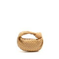 BOTTEGA VENETA MINI JODIE LAMBSKIN BEIGE GHW
