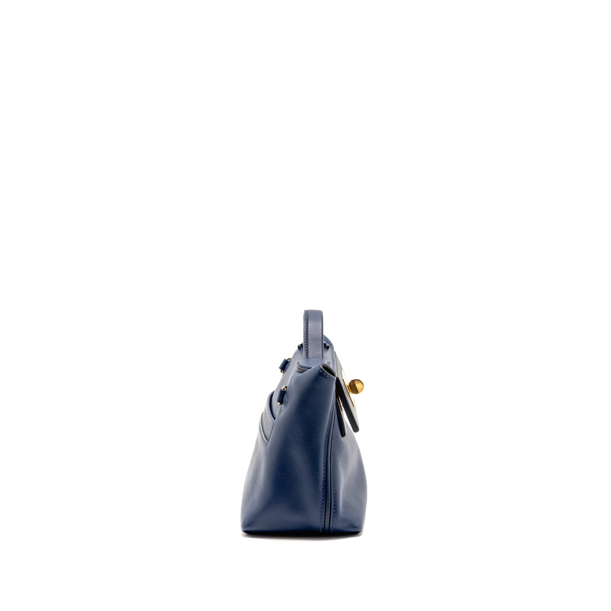 HERMES MINI 24/24 2424-21 BAG EVERCOLOR / SWIFT BLUE GHW